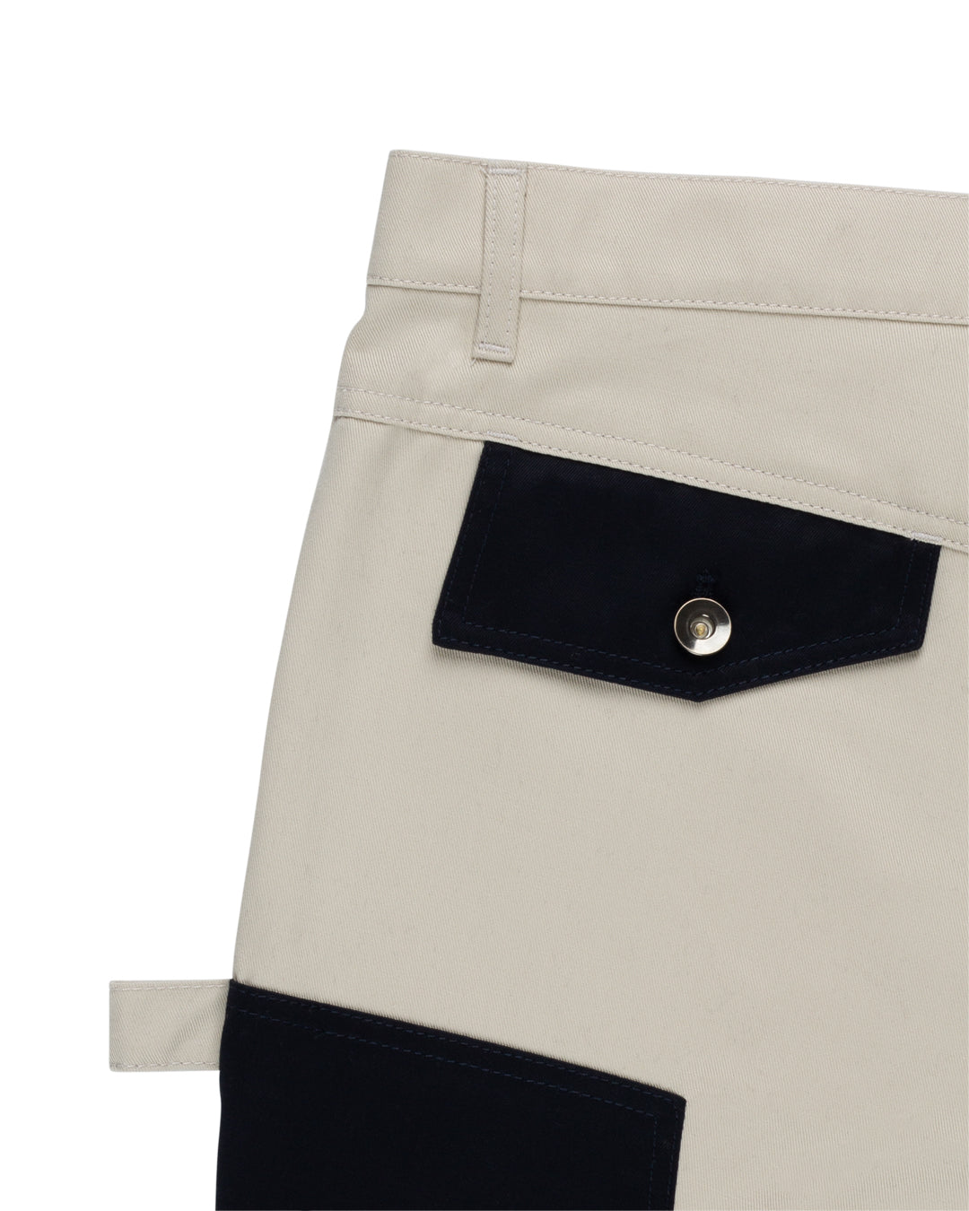 CIR  Khaki and Navy Blue Panel Pant